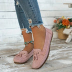 Lavinia - Women's Classic Loafers with Tassel Detail