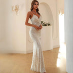 Lavinia - Women's Elegant Fancy Dress with Sequin Detail