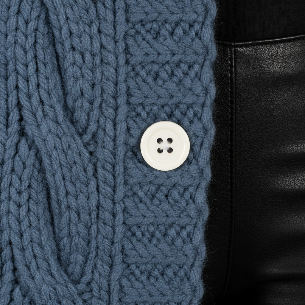 Lena - Women's Knitted Longline Coat with Hood