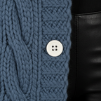 Lena - Women's Knitted Longline Coat with Hood