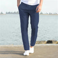 Lennox - Men's Classic Relaxed Fit Linen Trousers
