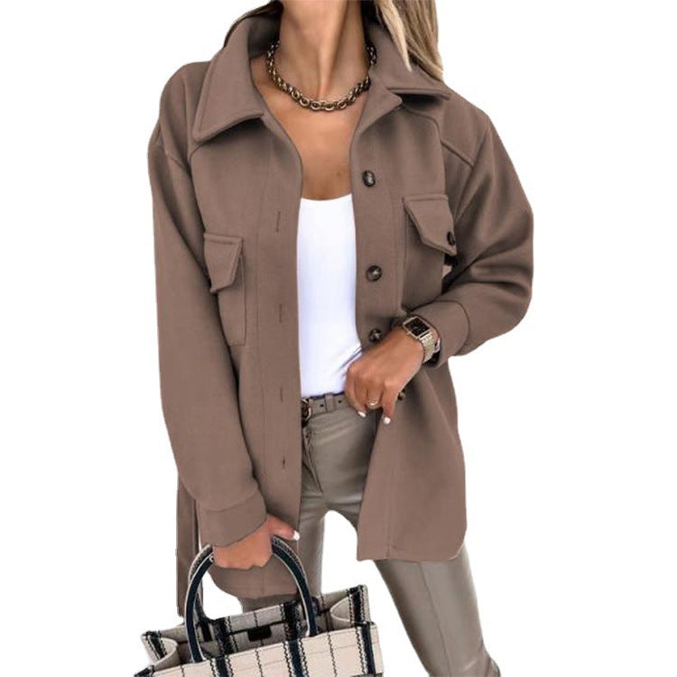 Lennox - Women's Casual Button-Up Cagoule Jacket