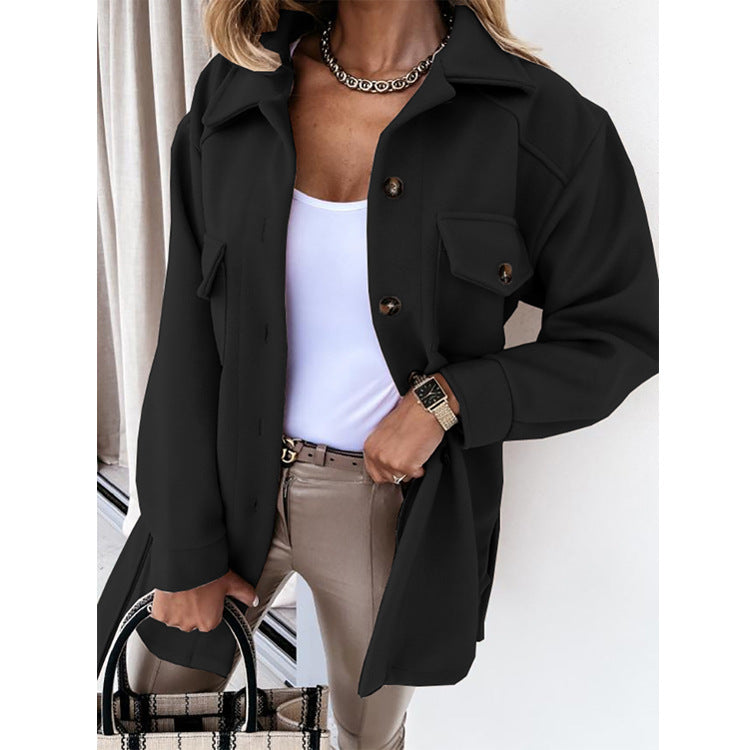 Lennox - Women's Casual Button-Up Cagoule Jacket