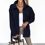 Lennox - Women's Casual Button-Up Cagoule Jacket