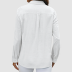 Lennox - Women's Elegant Perfect Blouse with Roll-Up Sleeves