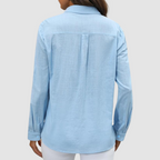Lennox | Women's Elegant Perfect Blouse with Roll-Up Sleeves