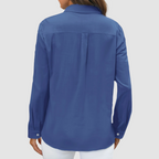 Lennox | Women's Elegant Perfect Blouse with Roll-Up Sleeves