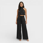 Leona - Women's Elegant Halter Jumpsuit