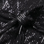 Leona - Women's Fancy Sequin Belted Dress