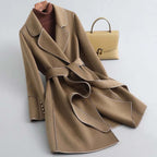 Liora - Women's Elegant Belted Winter Coat