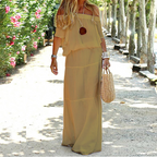 Liora - Women's Off-Shoulder Maxi Sun Dress