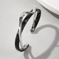 Liora - Women's Sleek Mixed Metal Twist Bracelet