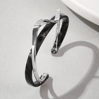 Liora - Women's Sleek Mixed Metal Twist Bracelet