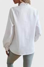 Livia - Women's Ruffle Blouse in Pastel Shades
