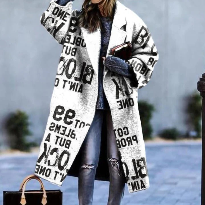 Livia - Women's Stylish Longline Trench Coat