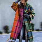 Livia - Women's Stylish Longline Trench Coat
