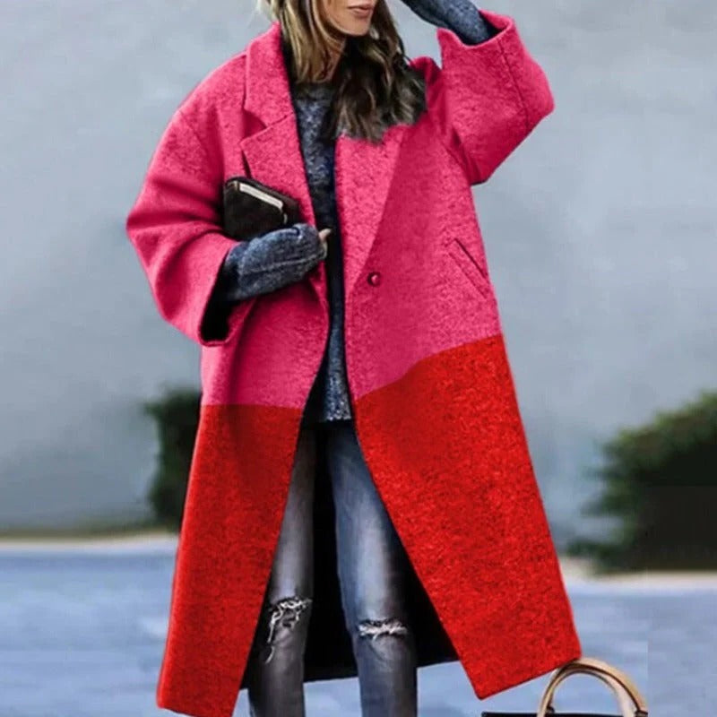 Livia - Women's Stylish Longline Trench Coat