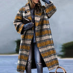 Livia - Women's Stylish Longline Trench Coat
