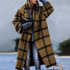 Livia - Women's Stylish Longline Trench Coat