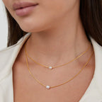 Lucille - Women's Layered Faux Pearl Necklace