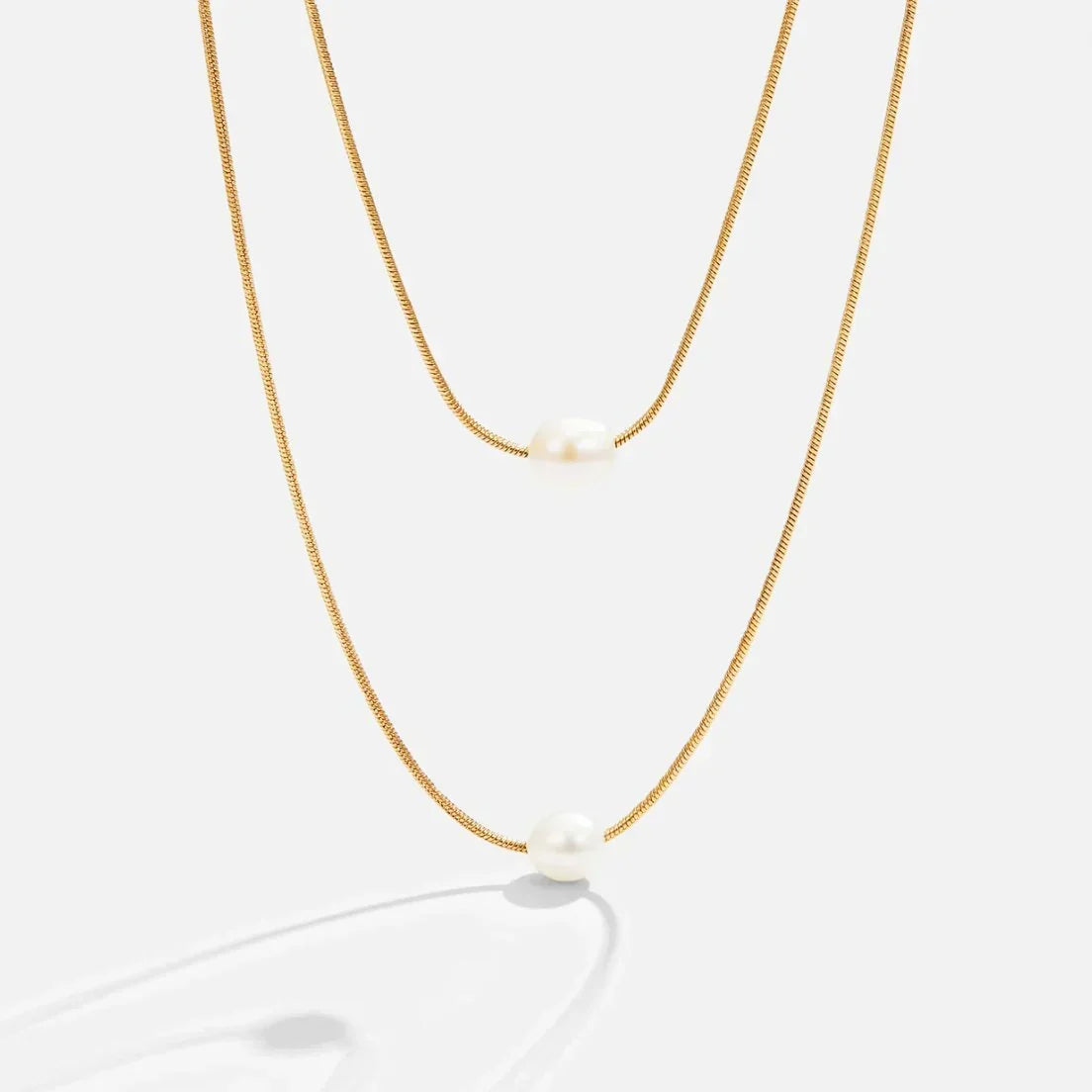 Lucille - Women's Layered Faux Pearl Necklace