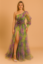 Lyra - Women's Elegant Maxi Christmas Party Dress