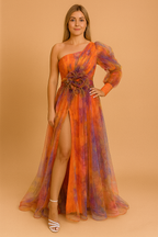 Lyra - Women's Elegant Maxi Christmas Party Dress