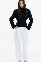 Lysandra - Women's Classic Double-Breasted Trench Coat