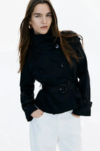 Lysandra - Women's Classic Double-Breasted Trench Coat