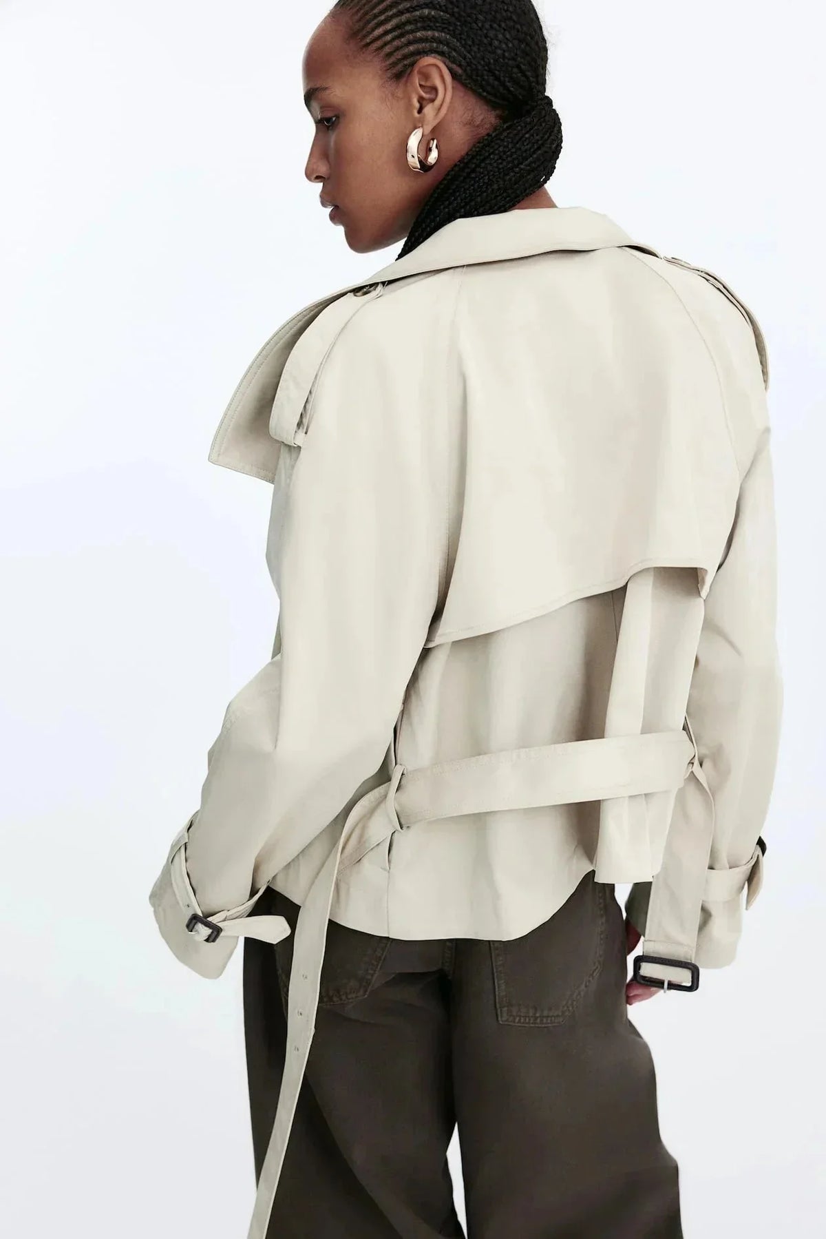 Lysandra - Women's Classic Double-Breasted Trench Coat