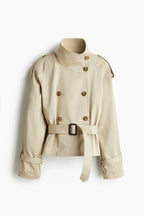 Lysandra - Women's Classic Double-Breasted Trench Coat