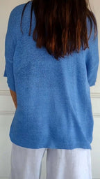 Maeve - Women's Casual V-Neck Knitted Tunic Jumper