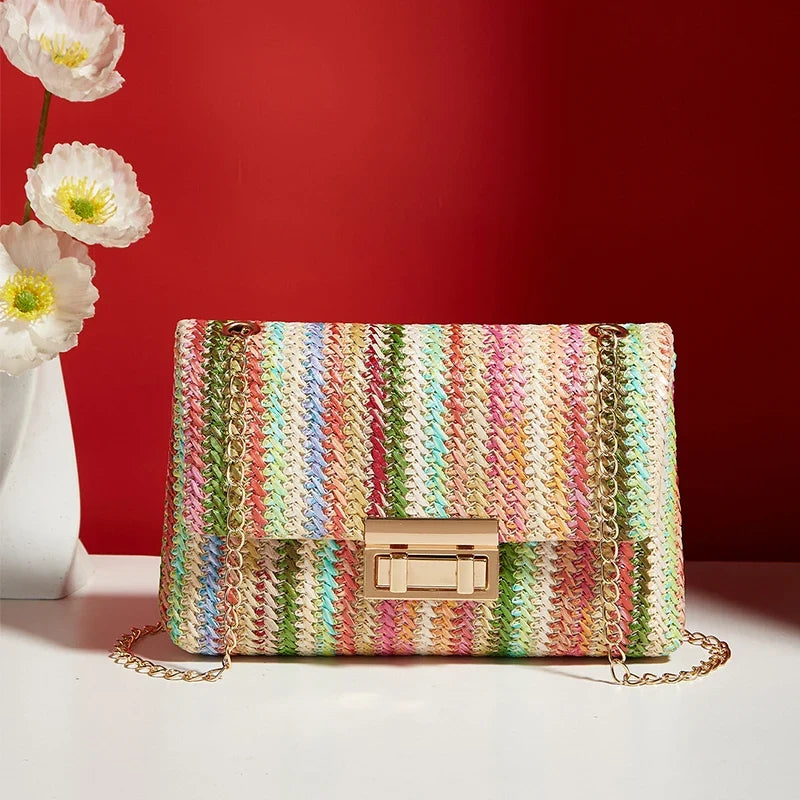 Marcelline - Women's Chic Woven Crossbody Bag