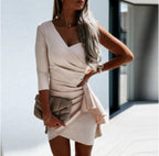 Maren - Women's Elegant One-Shoulder Party Dress