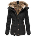 Maren - Women's Waterproof Winter Coat with Faux Fur Hood