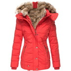 Maren - Women's Waterproof Winter Coat with Faux Fur Hood