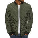 Marlowe - Men's Quilted Bomber Jacket