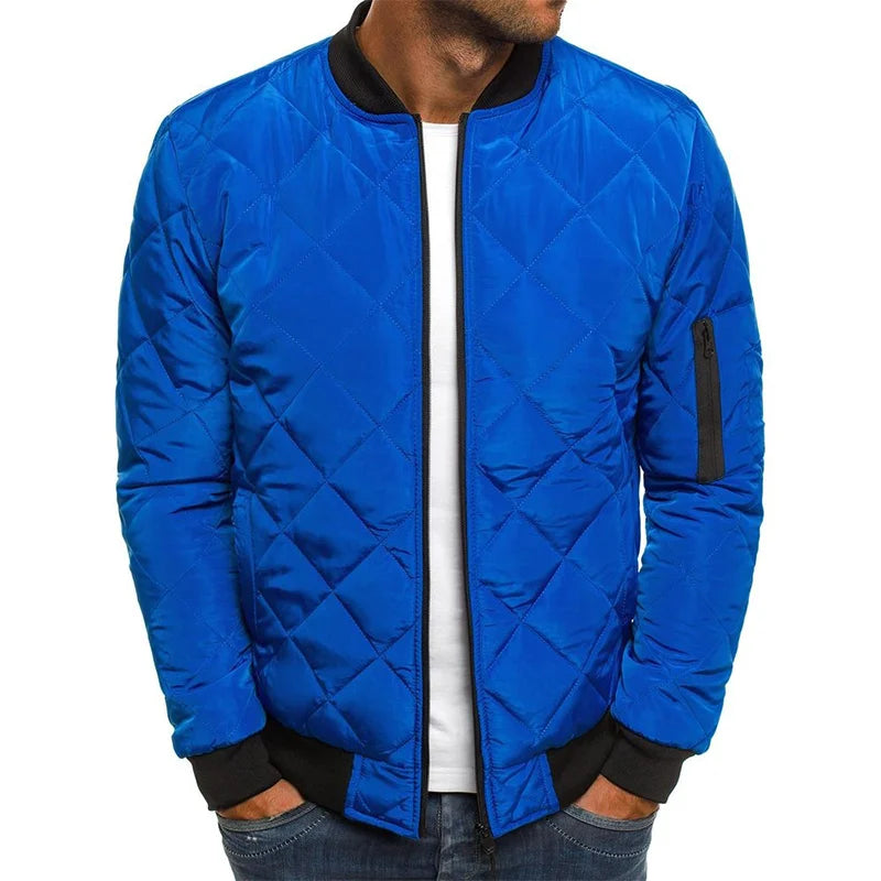 Marlowe - Men's Quilted Bomber Jacket