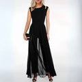 Marlowe - Women's Elegant Sleeveless Maxi Jumpsuit