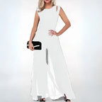 Marlowe - Women's Elegant Sleeveless Maxi Jumpsuit