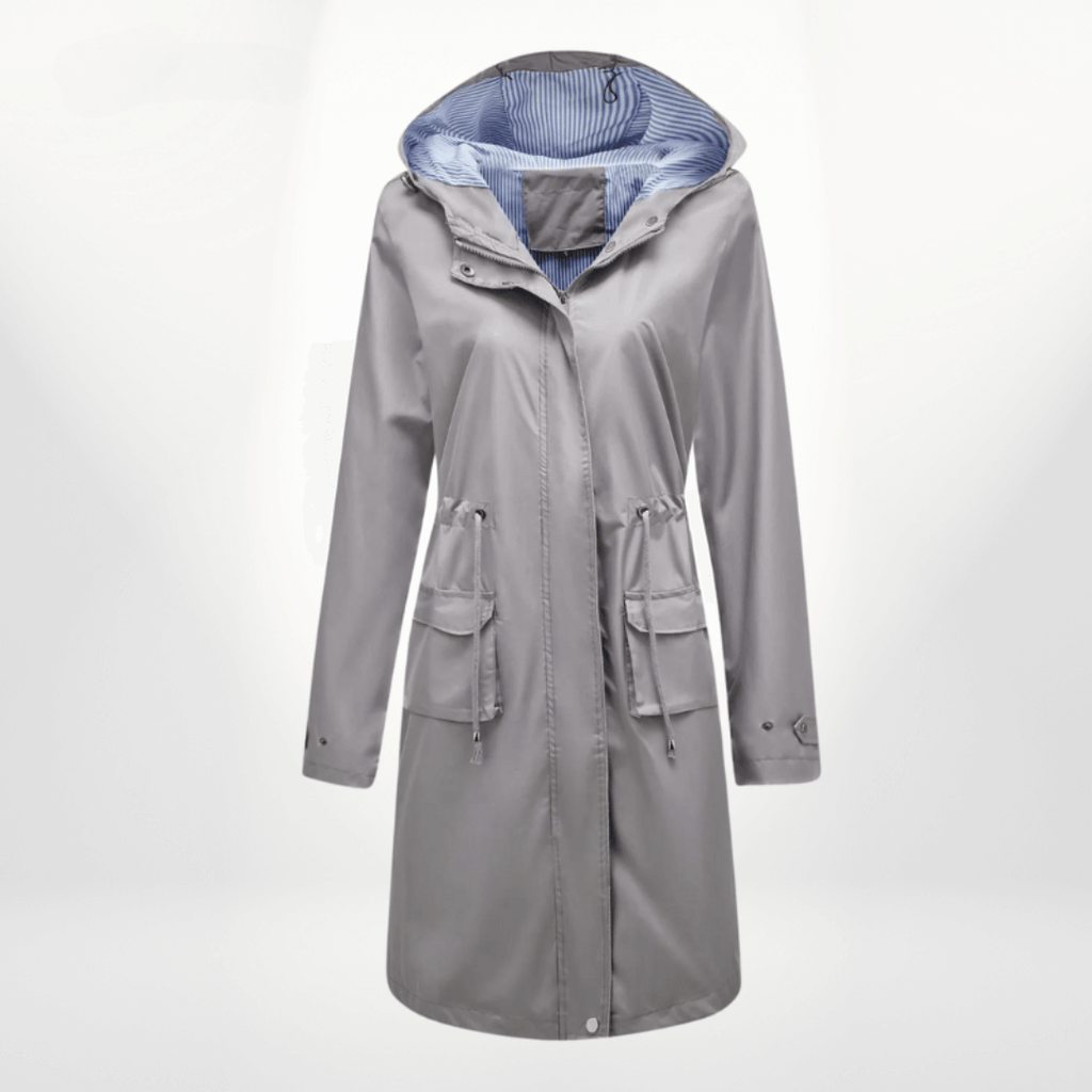 Marlowe - Women's Waterproof Trench Coat with Hood