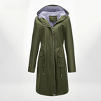 Marlowe - Women's Waterproof Trench Coat with Hood