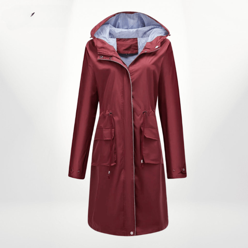 Marlowe - Women's Waterproof Trench Coat with Hood