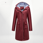 Marlowe - Women's Waterproof Trench Coat with Hood
