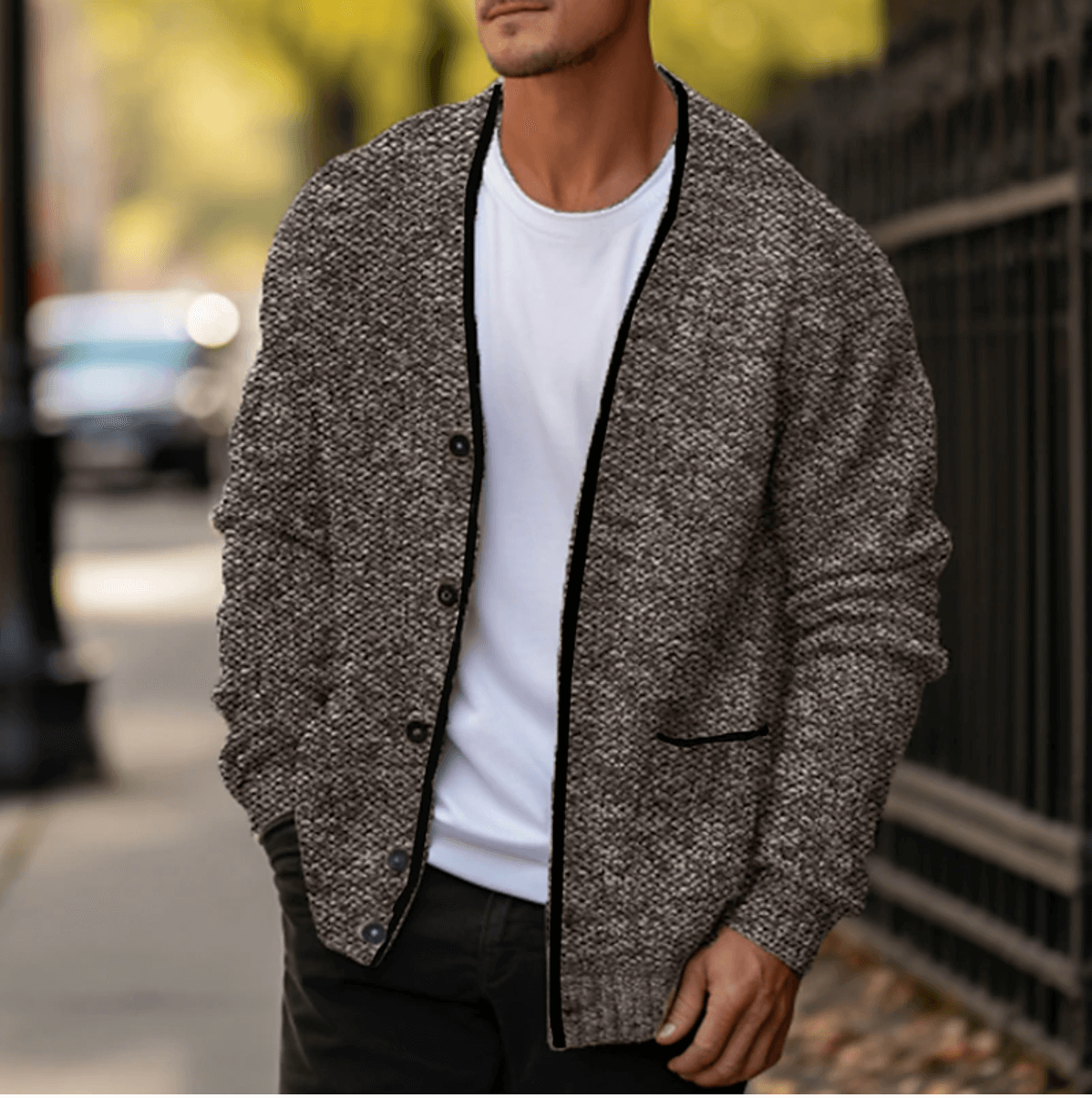 Nell - Women's Cosy Winter Knitted Cardigan