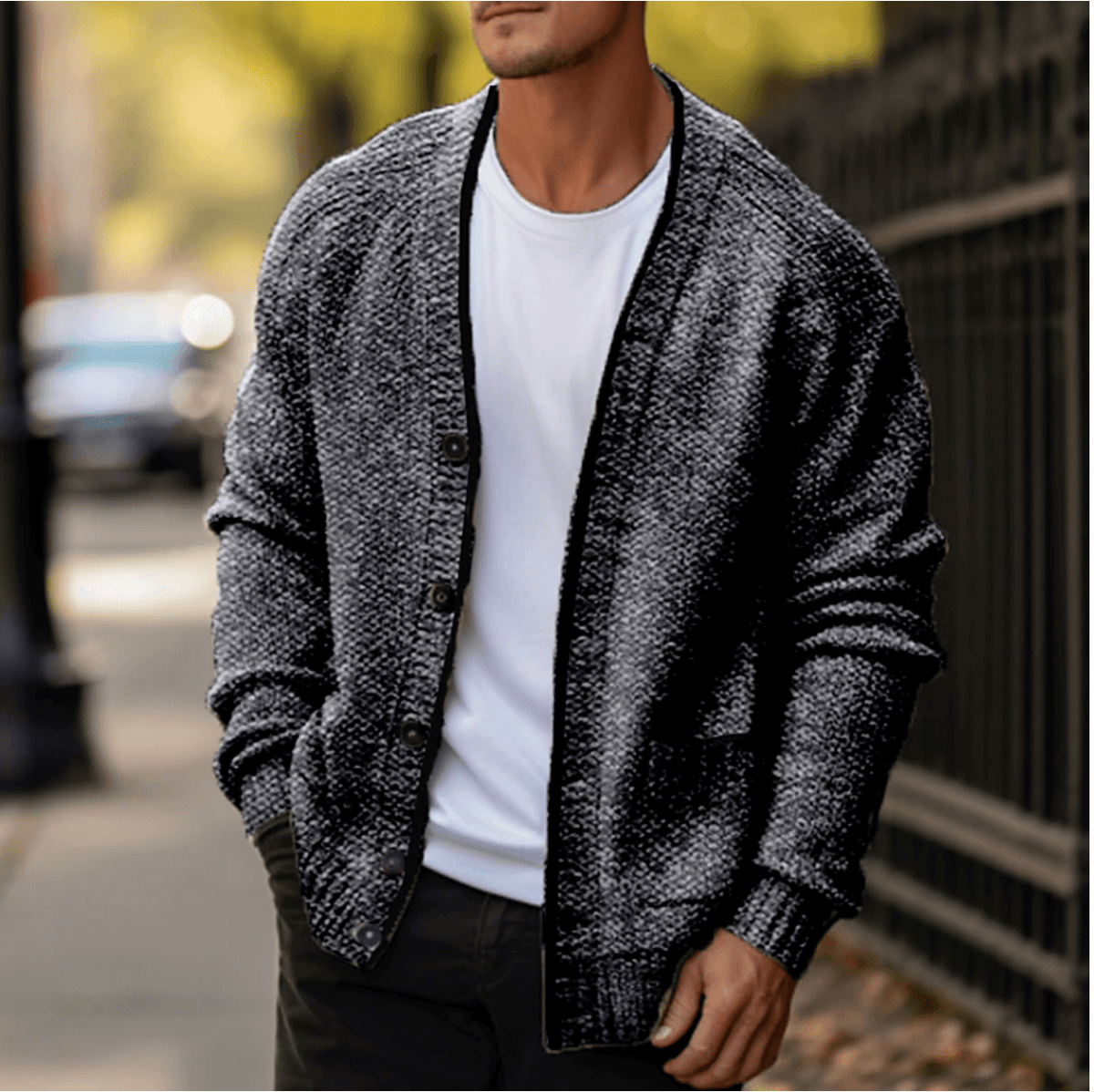 Nell - Women's Cosy Winter Knitted Cardigan