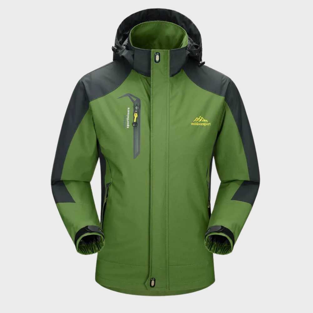 Niall - Men's Waterproof Jacket with Contrast Panels