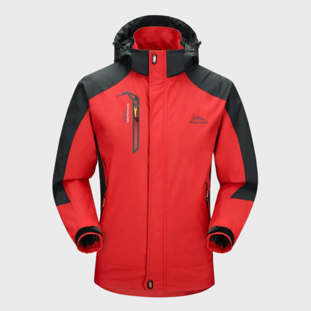 Niall | Men's Waterproof Jacket with Contrast Panels