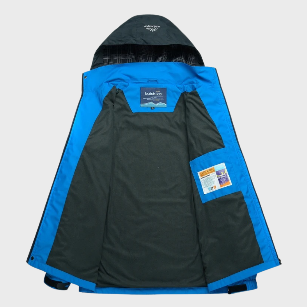 Niall - Men's Waterproof Jacket with Contrast Panels