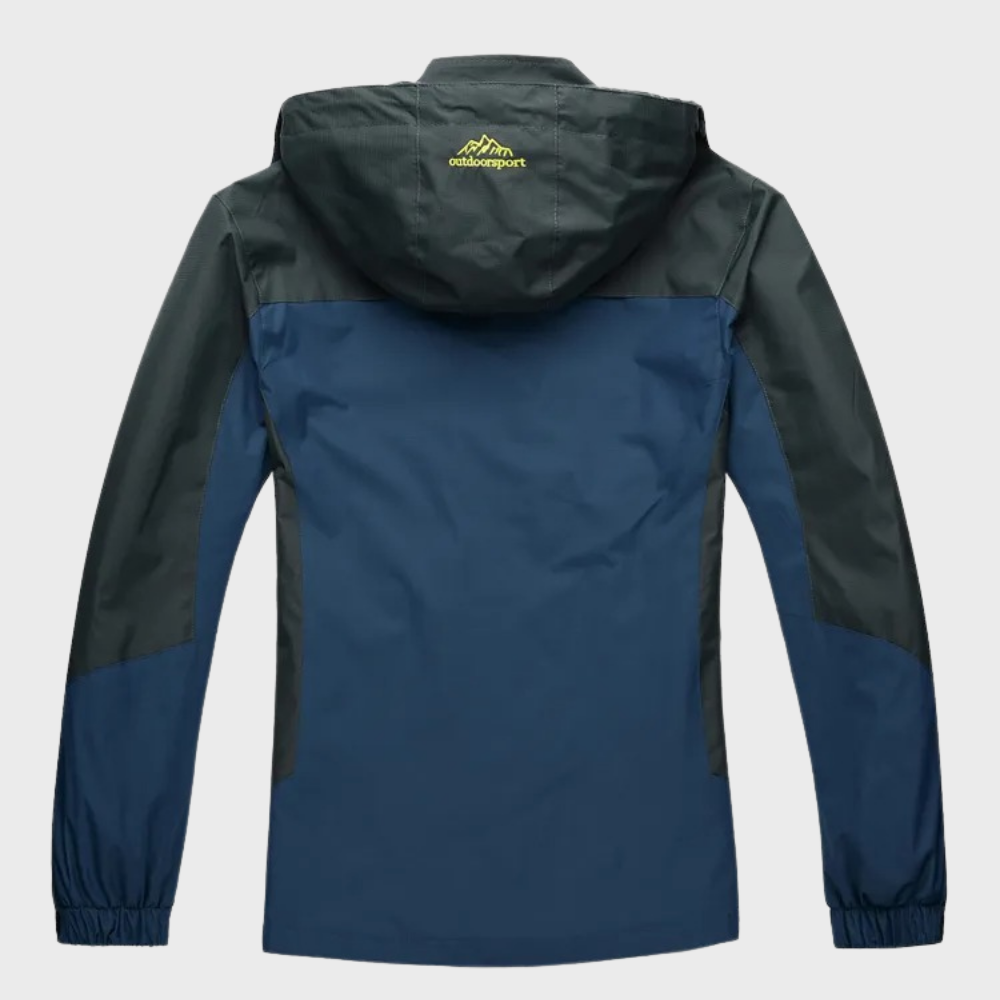 Niall - Men's Waterproof Jacket with Contrast Panels